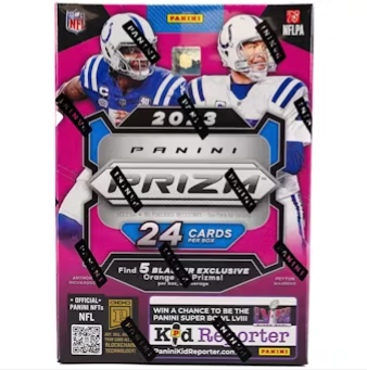 Sports: NFL: 2023 Panini Prizm Football Blaster Box (Orange Ice Prizms)