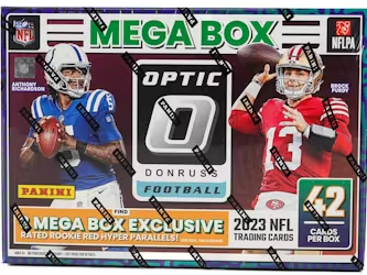 Sports: NFL: 2023 Panini Donruss Optic Football Hobby Mega Box (Red Hyper Parallels)